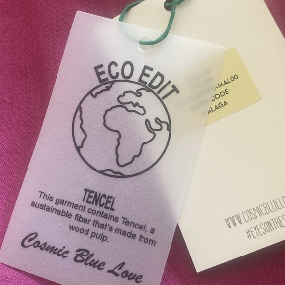 Cosmic Blue Love NWT Pants Cotton Spandex Blend Women’s Size 32 - Picture 9 of 9